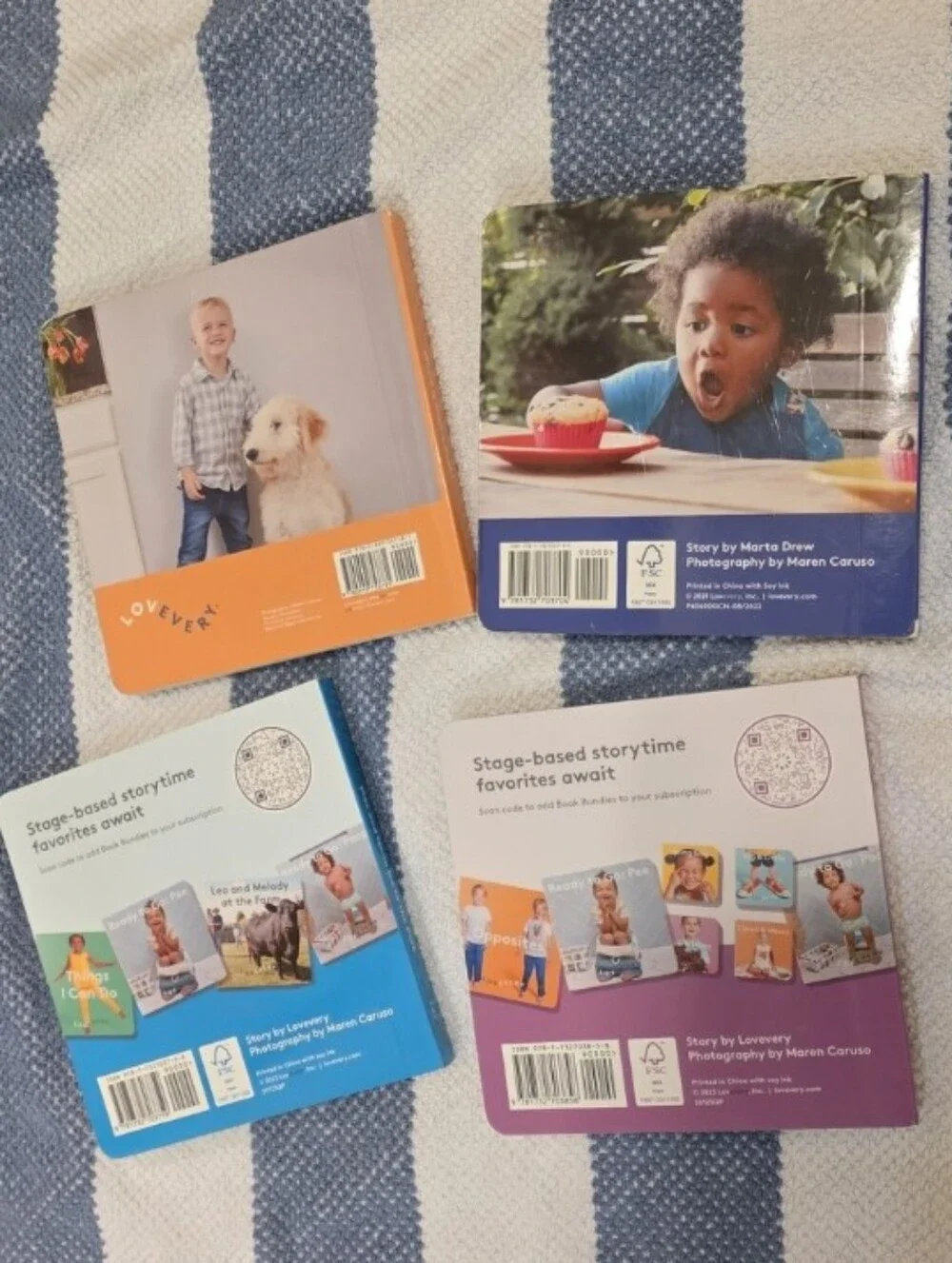 Lovevery Board Book Set Muffins Bedtime Park Shoe